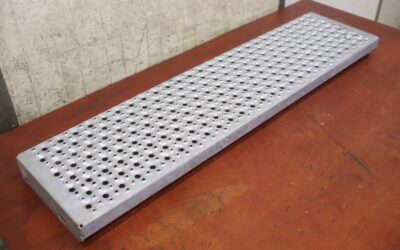 Alternative view of Gitterrosten Lochrost von Stahl - 1100 x 270 x 75 mm