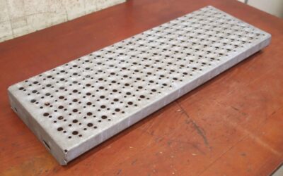 Alternative view of Gitterrosten Lochrost von Stahl - 800 x 270 x 70 mm