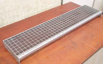 Alternative view of Gitterrosten von Stahl - 1200 x 270 x 70 mm