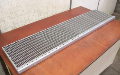 Alternative view of Gitterrosten von Stahl - 1415 x 335 x 70 mm