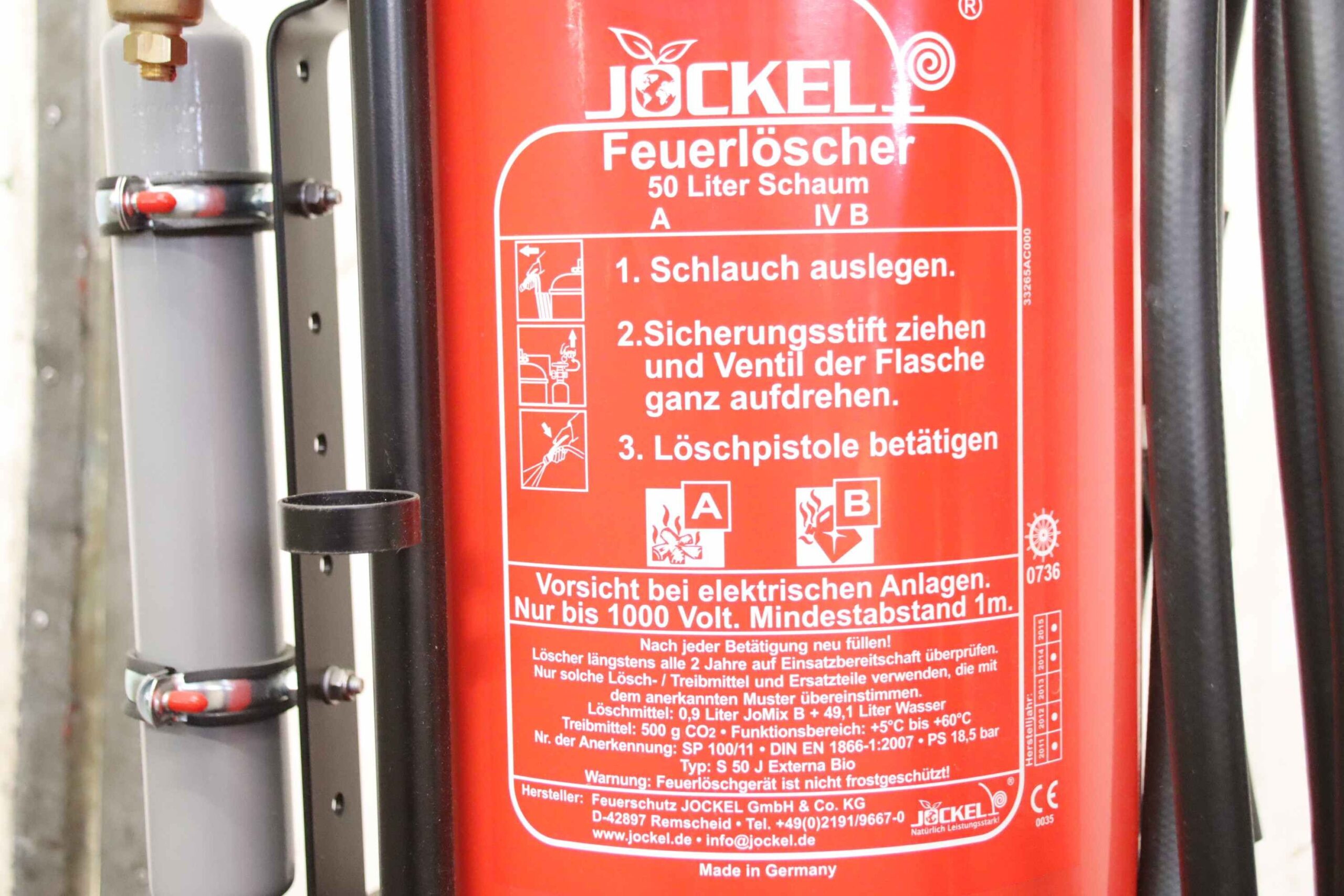 Feuerlöscher Schaum von Jockel - S 50 J Externa Bio – Bild 5
