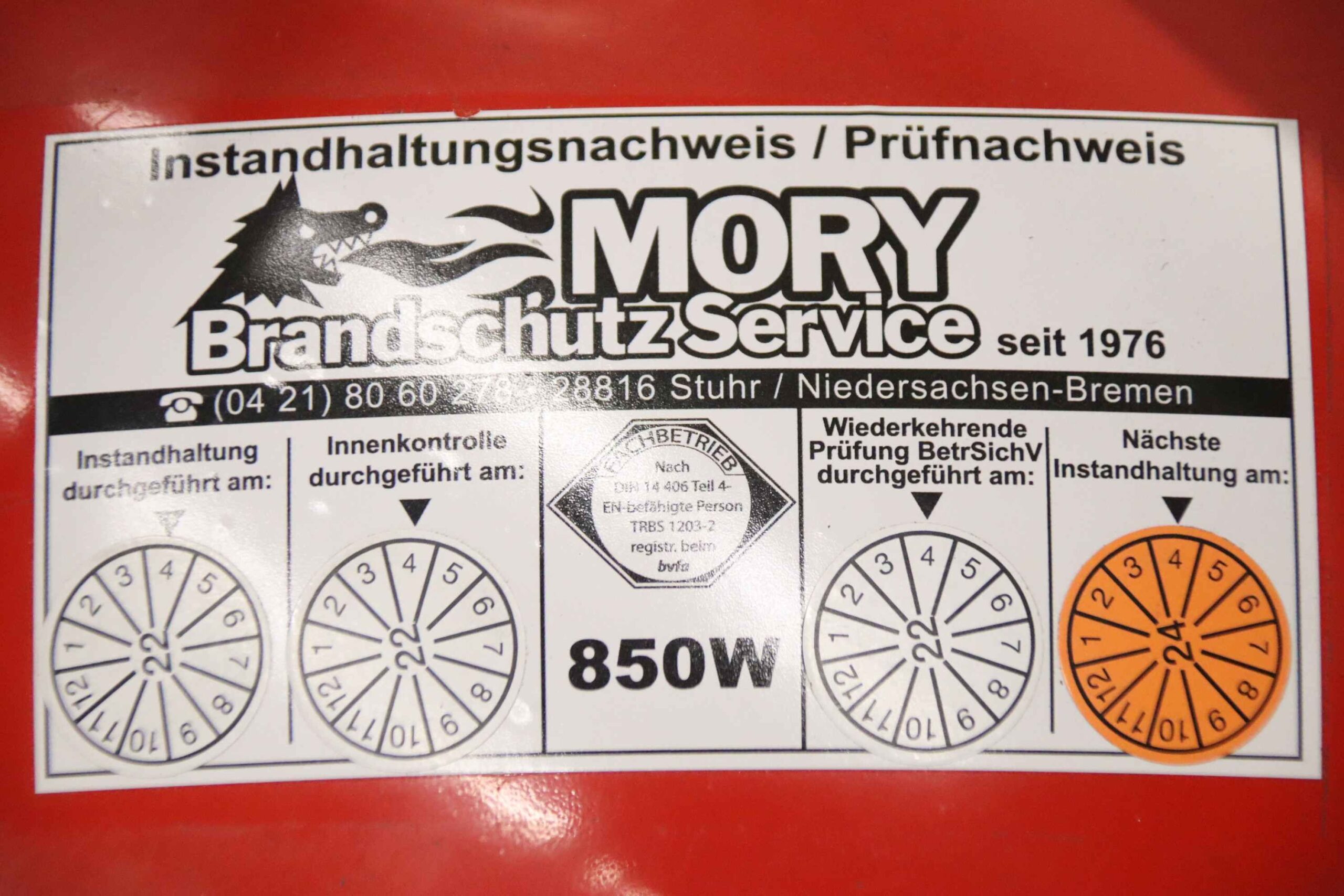 Feuerlöscher Schaum von Jockel - S 50 J Externa Bio – Bild 11