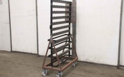 Magazinwagen von Stahl - 1000/500/H1690 mm