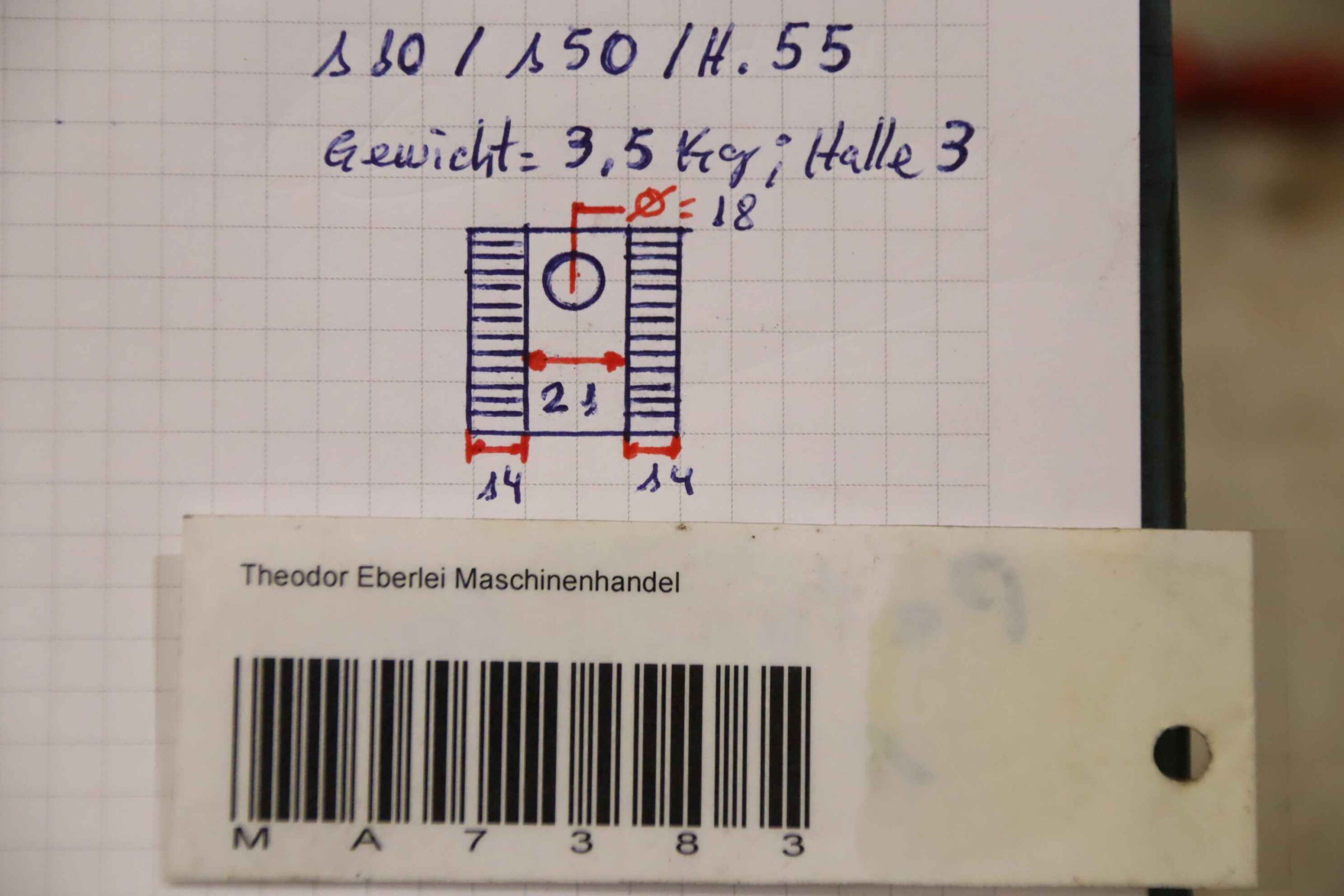 Wechselbacken Aufsatzbacken-Set von unbekannt - Breite 50 mm 188-21 – Bild 8