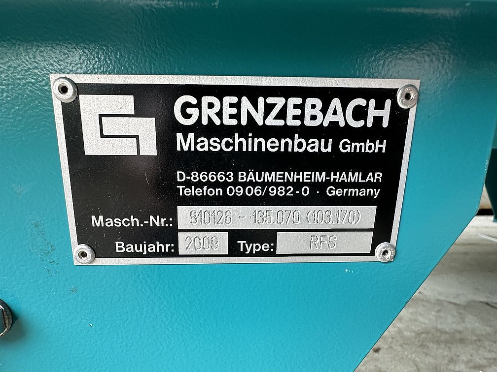 Rollenbahn angetrieben mit Führung von Grenzebach - RFS 1250 x 1000 mm – Bild 6