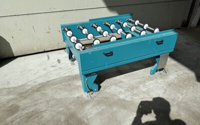 Alternative view of Rollenbahn angetrieben von Grenzebach - RFS  1250 x 1000 mm