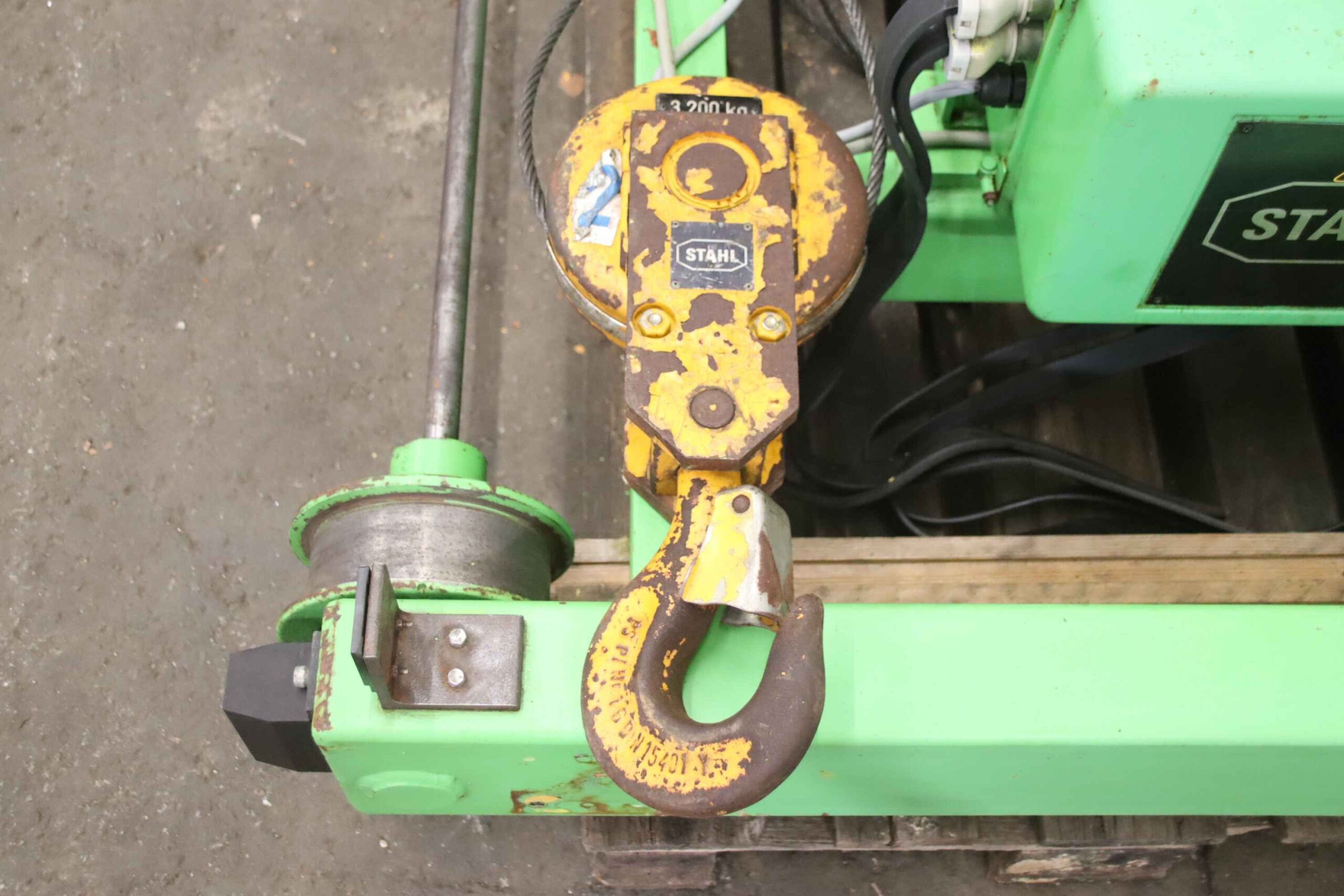 Kranfahrwerk mit Elektroseilzug 3200 kg von Stahl - AS 3016-16 2/1 – Bild 4