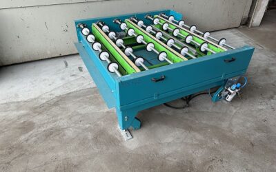 Alternative view of Übergabe Station Rollenbahn von Grenzebach - WRS  1250 x 1400 mm