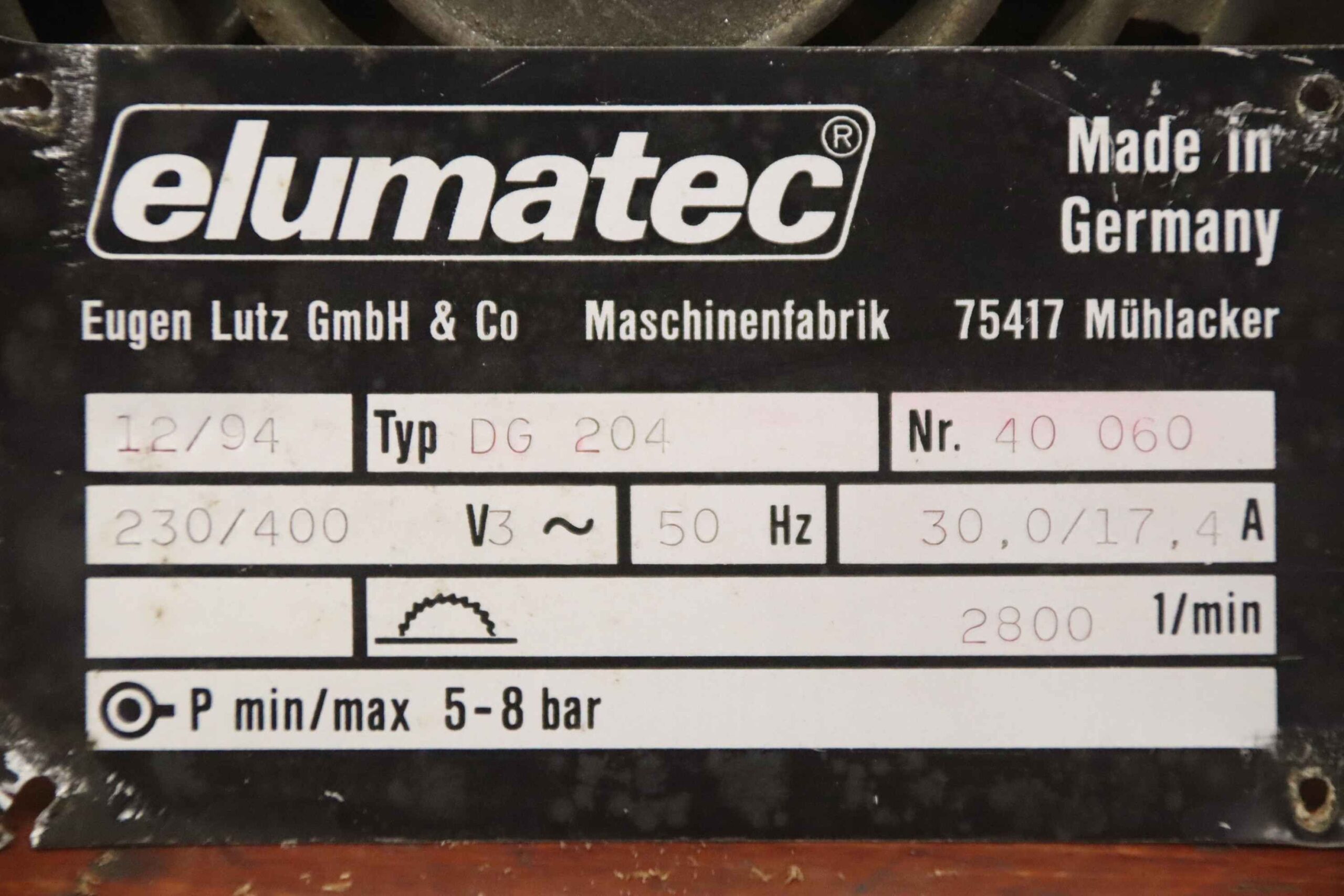Spindelhubgetriebe von elumatec Atlanta SEM - DG 204 539 05 040 DPM30E4 – Bild 10
