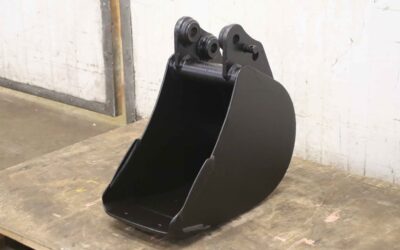 Baggerlöffel von Stahl - Breite 24,5 cm