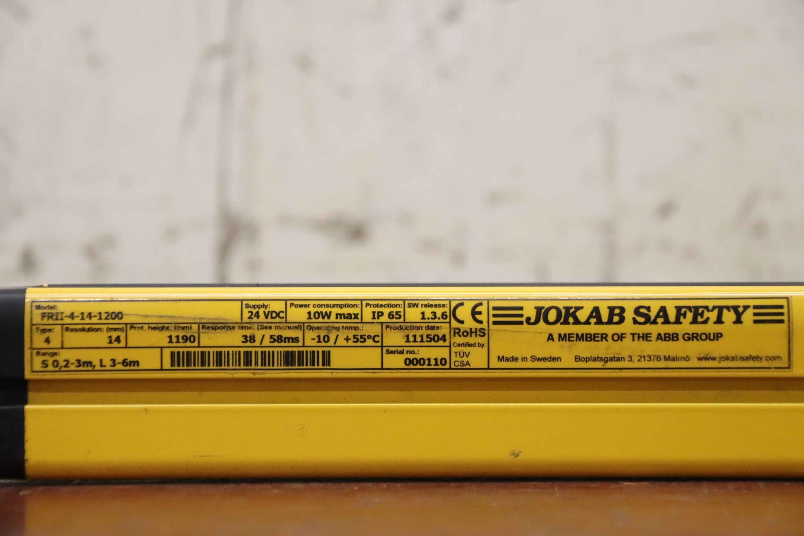 Lichtschranke 1190 mm von ABB Jokab Safety - FRII -4-14-1200 – Bild 4