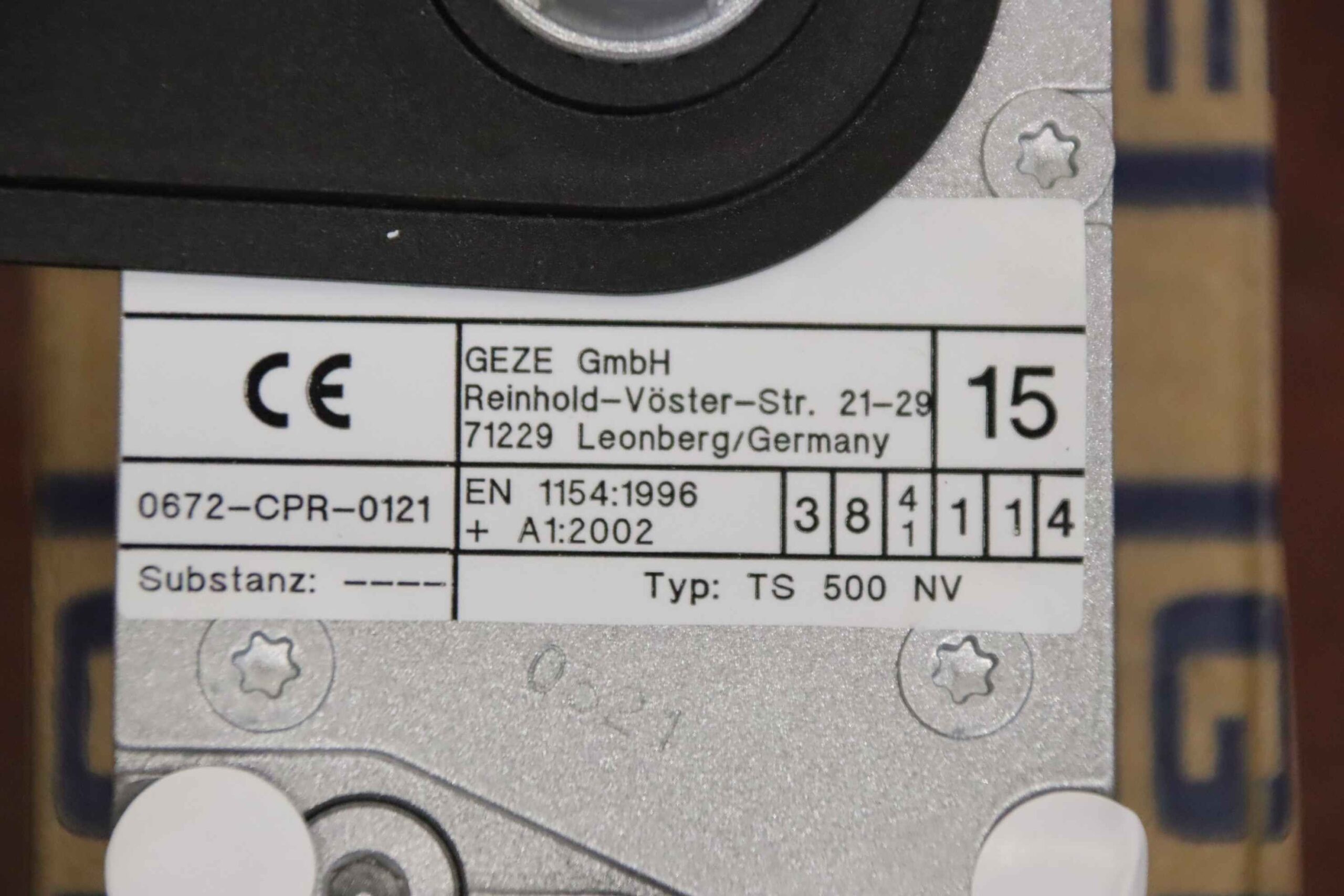 Türschließer von Geze - TS 500 NV 0672-CPR-0121 – Bild 6