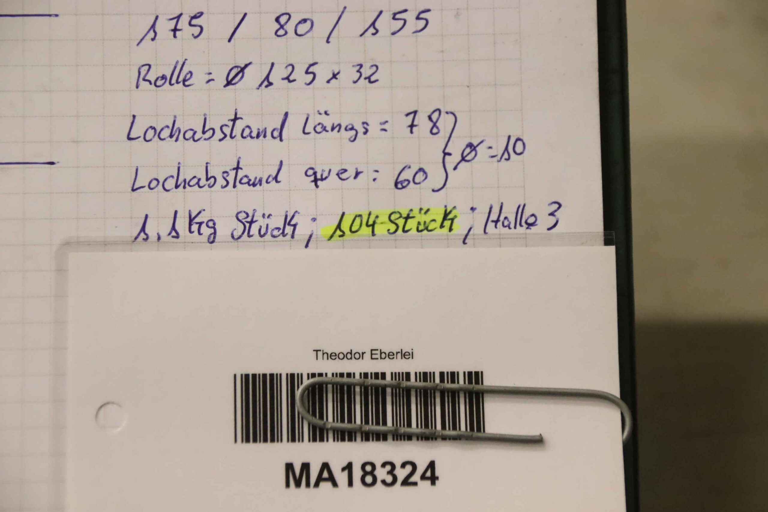 Lenkrolle von unbekannt - Ø 125 x 32 mm mit Bremse – Bild 13