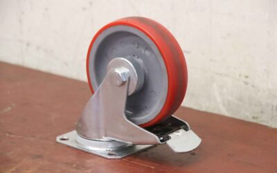 Lenkrolle von unbekannt - Ø 125 x 32 mm mit Bremse