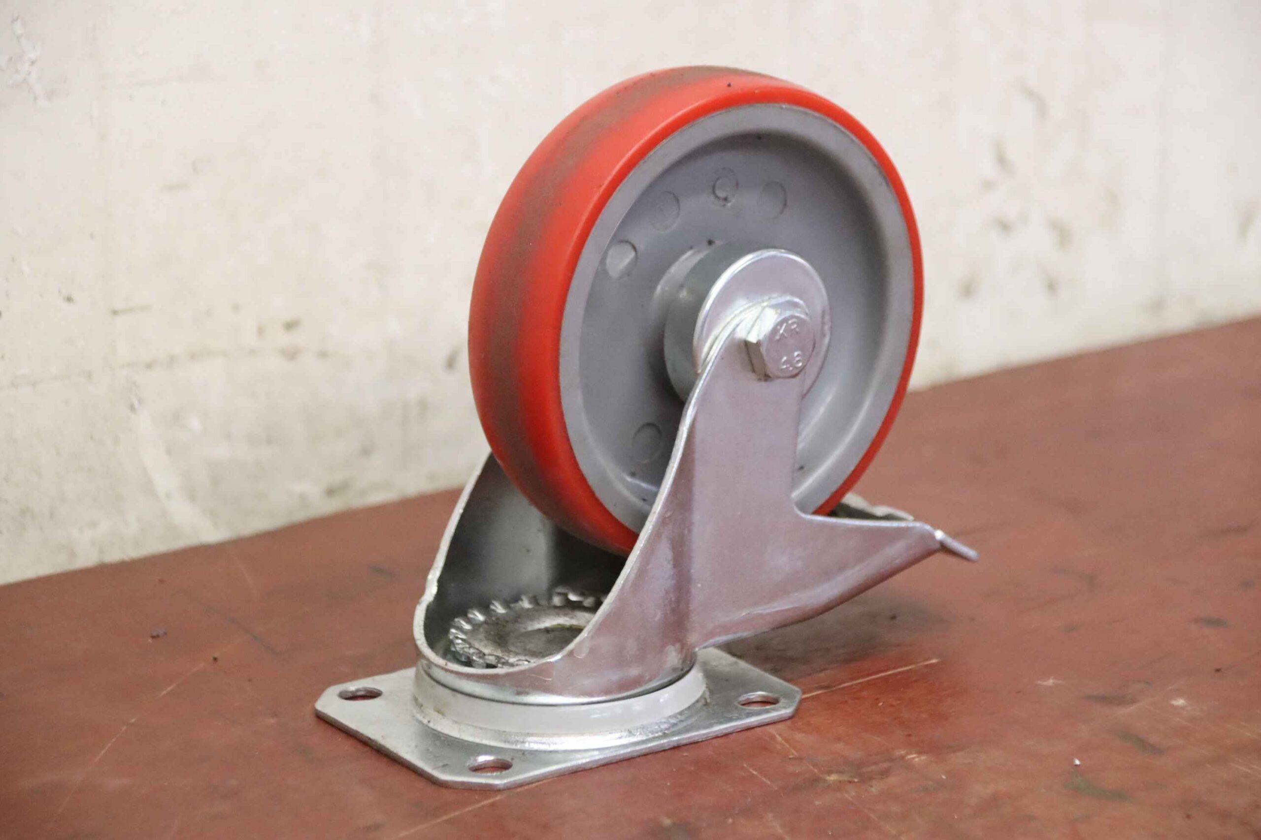 Lenkrolle von unbekannt - Ø 125 x 32 mm mit Bremse – Bild 2