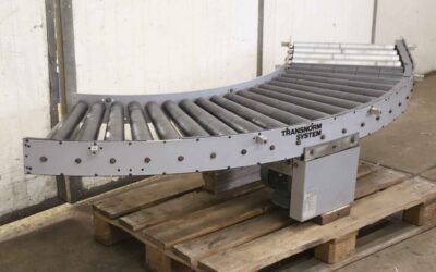Alternative view of Kurvenrollenbahn von Transnorm - TS 2712 Förderbreite 500 mm