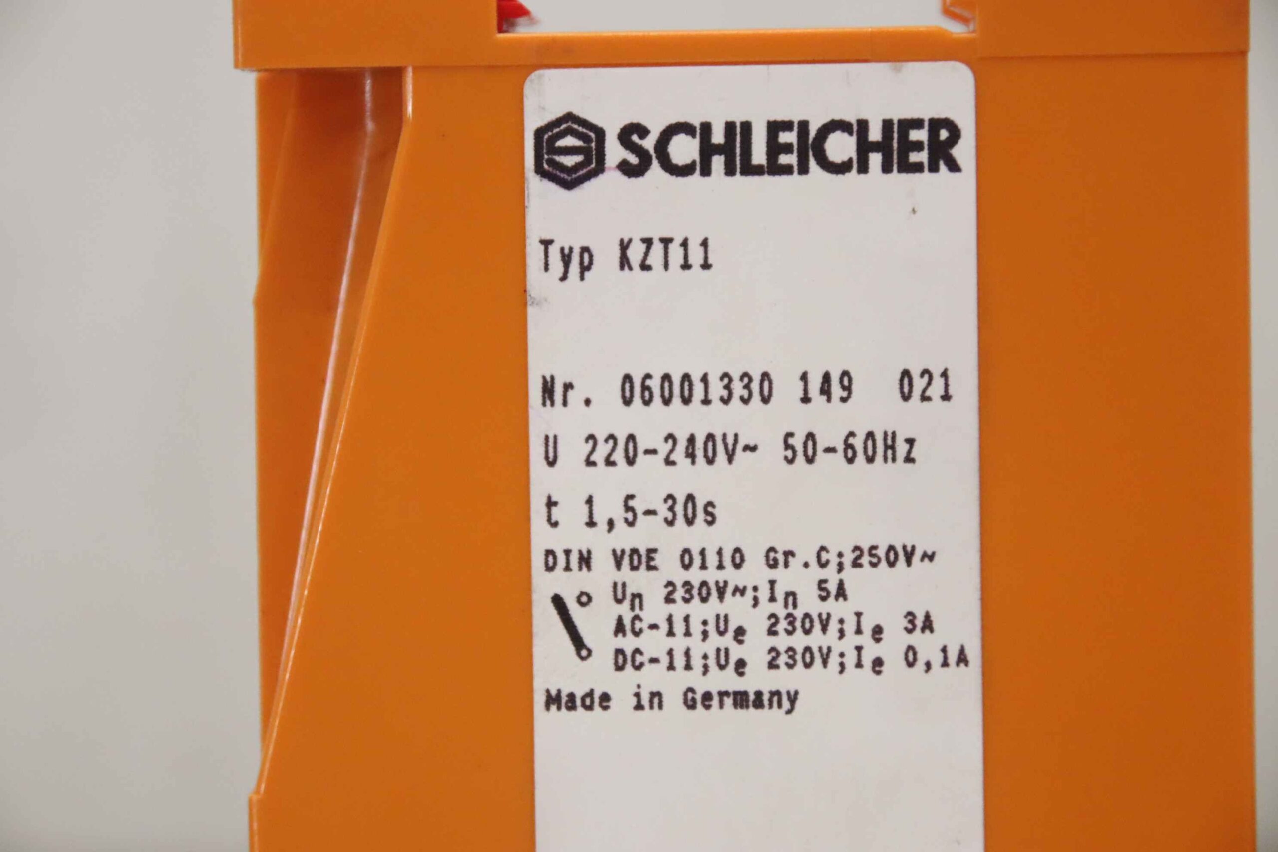 Zeitrelais von Schleicher - KZT11 06001330 149 021 – Bild 6