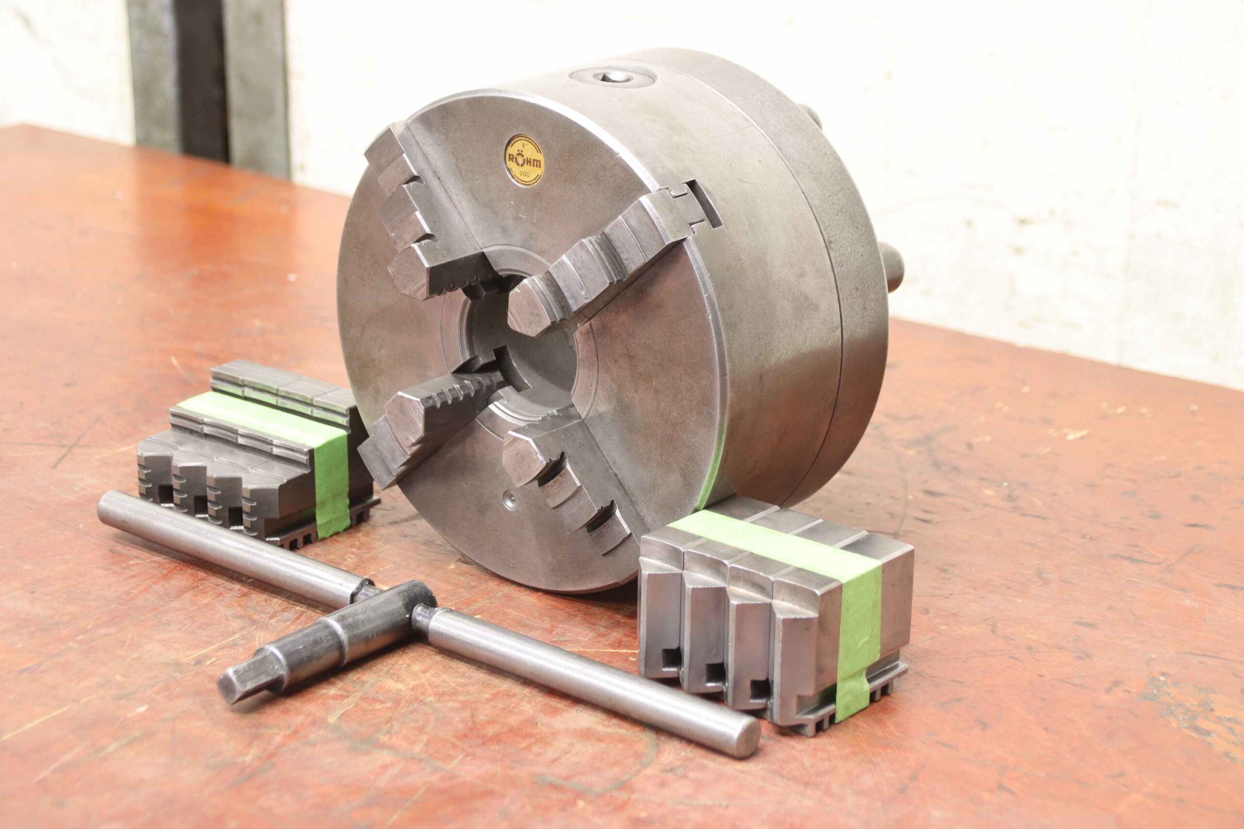 Vierbackenfutter von Röhm** - Ø 200 mm Camlockbefestigung