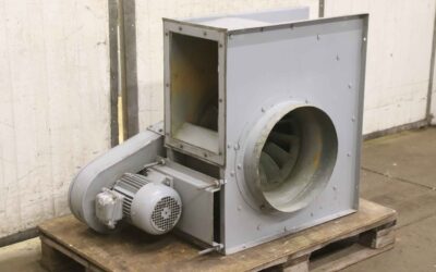 Alternative view of Staubabsauggebläse 1,35 kW von Novenco - CNA-400 REX  AZG-S