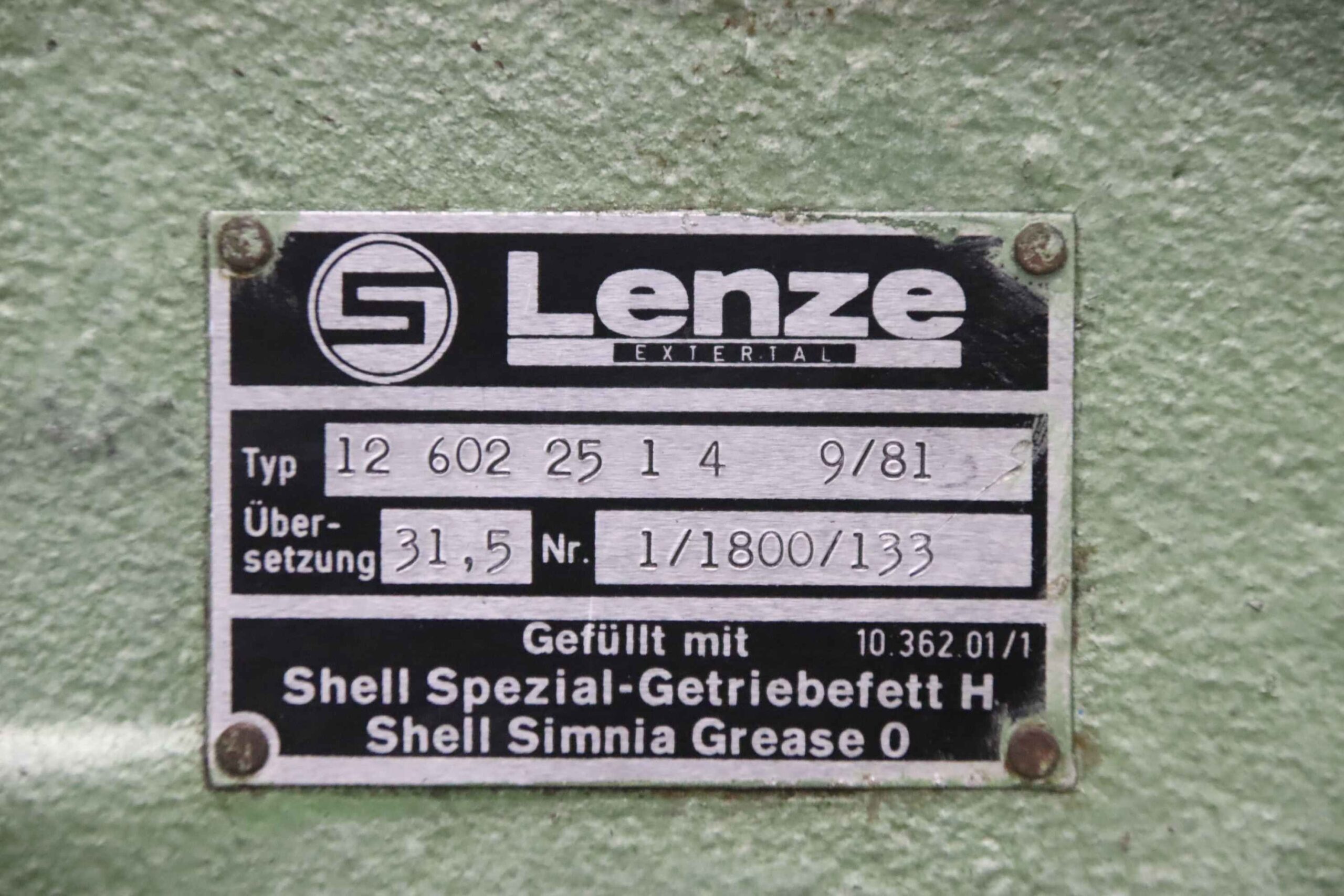 Getriebe 1:31,5 von Lenze - 12.602.12.1.4 – Bild 5