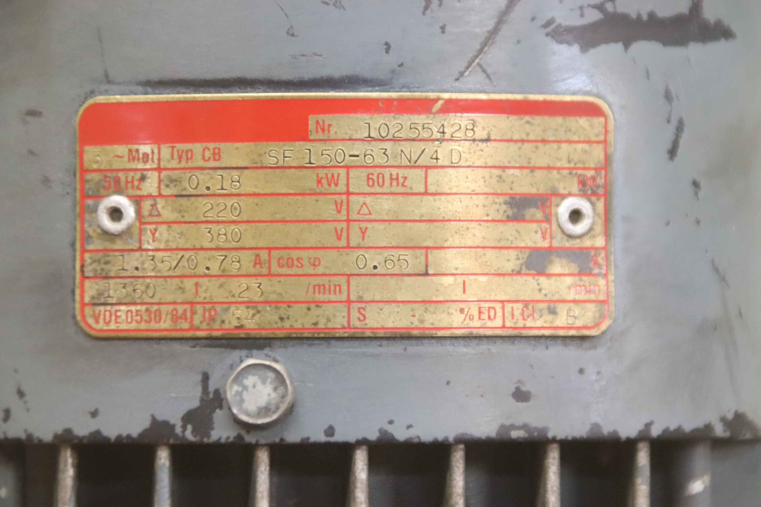 Getriebemotor 0,18 kW 23 U/min von Cebeha - CB SF 150-63 N/40 – Bild 5