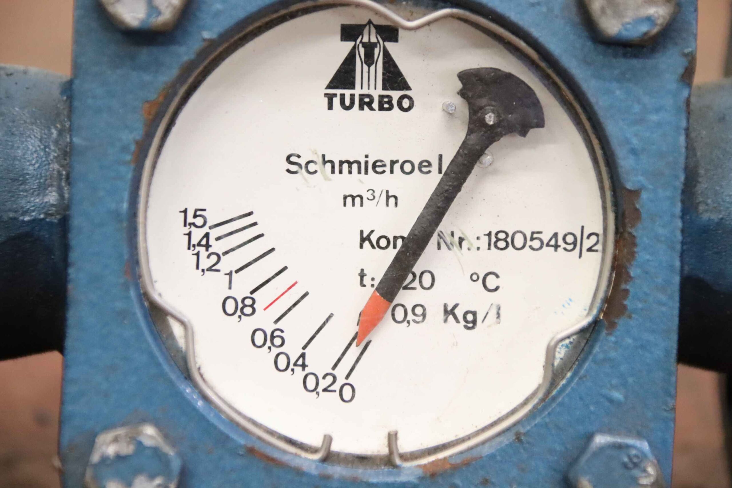Durchflussmesser Schmieröl von Turbo - 0 bis 1,5 m³/h DN 25 – Bild 4