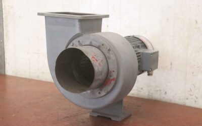 Staubabsauggebläse 1 kW von Dietz - DN 160 Lüfter Ø 155 x 60 mm