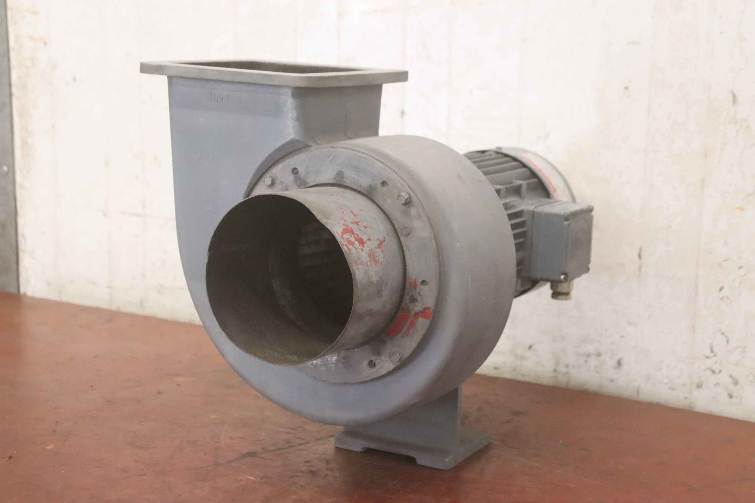 Staubabsauggebläse 1 kW von Dietz - DN 160 Lüfter Ø 155 x 60 mm