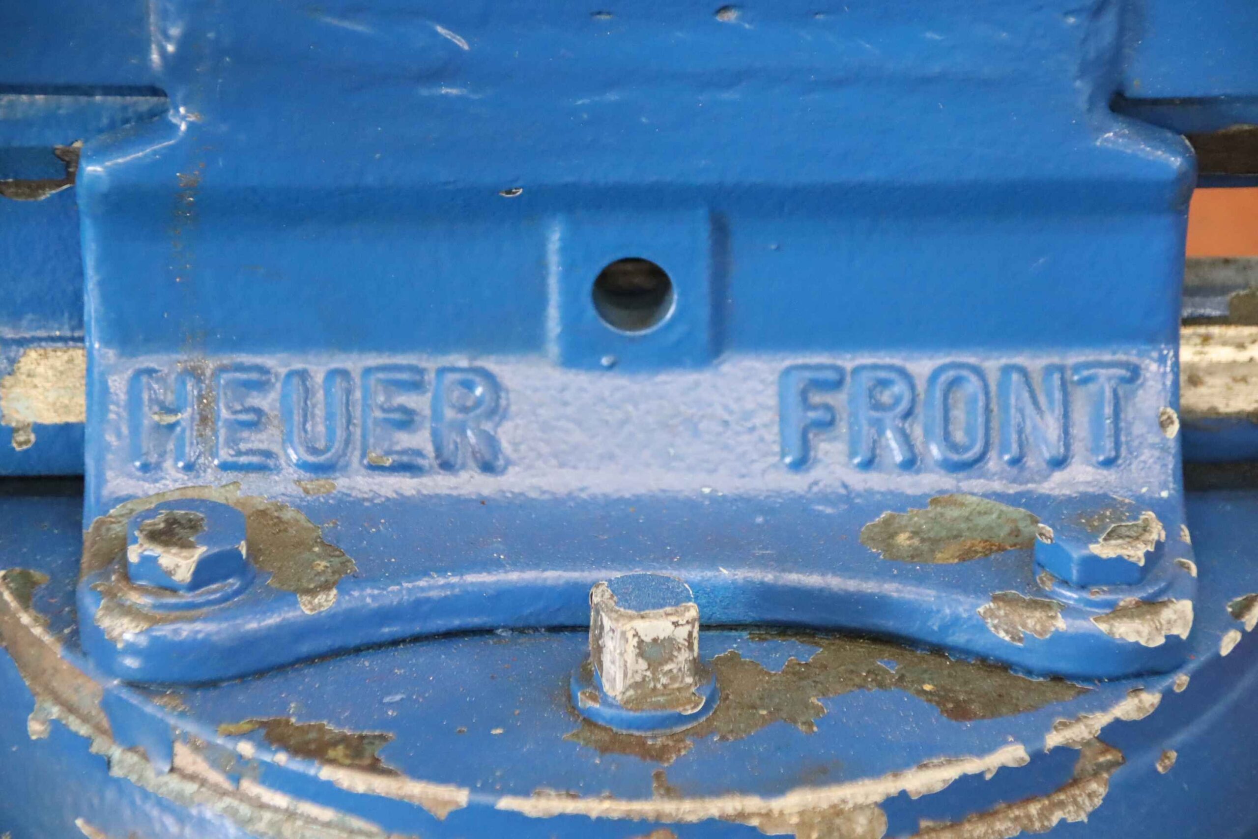 Bankschraubstock drehbar von Heuer Front - 150 mm Spannweite 235 mm – Bild 5