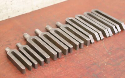 Alternative view of Spannbügel Gabelspanneisen 10 Stück von unbekannt - Schlitzbreite 15/18 mm