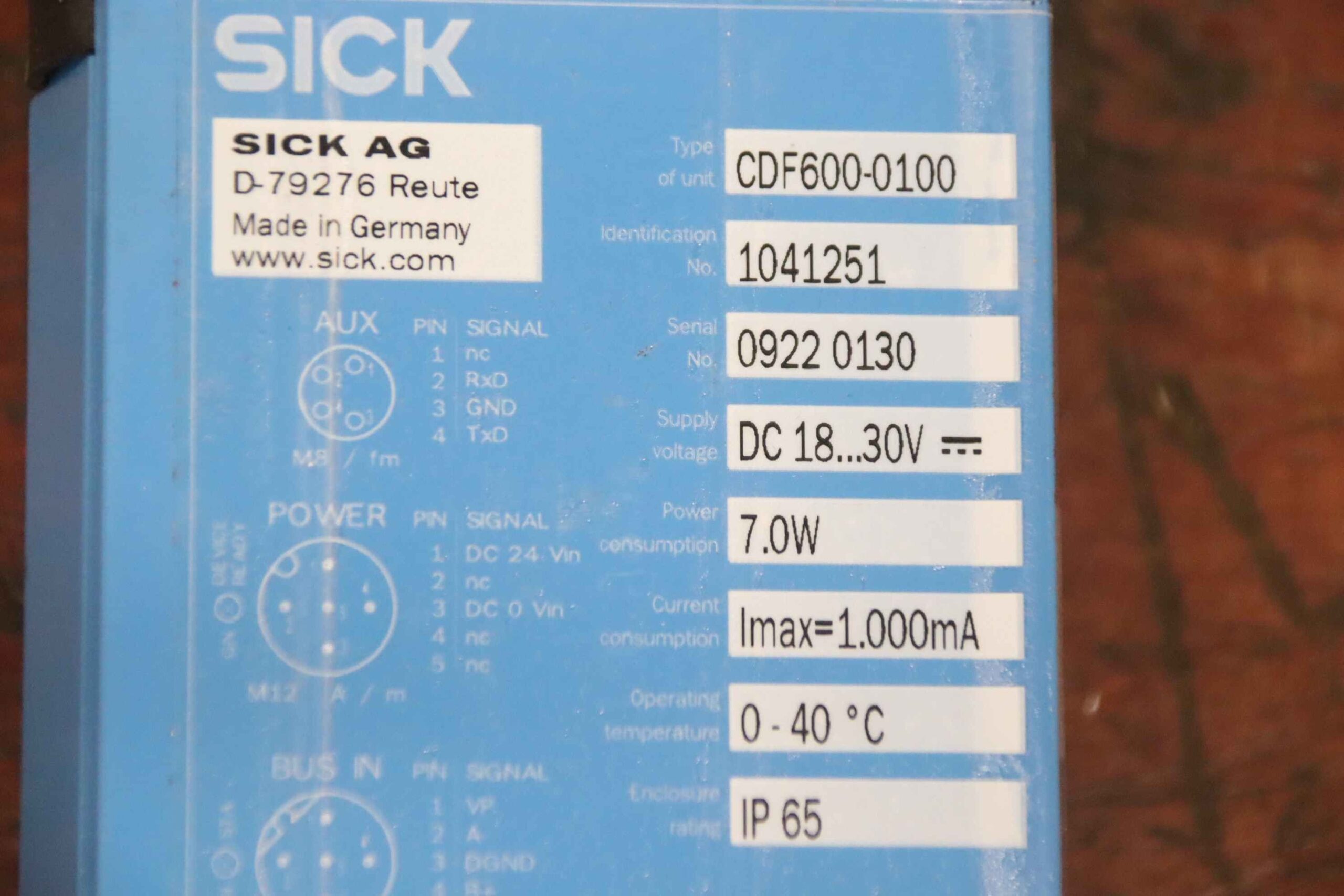 Feldbus von Sick - CDF600-0100 1041251 – Bild 10