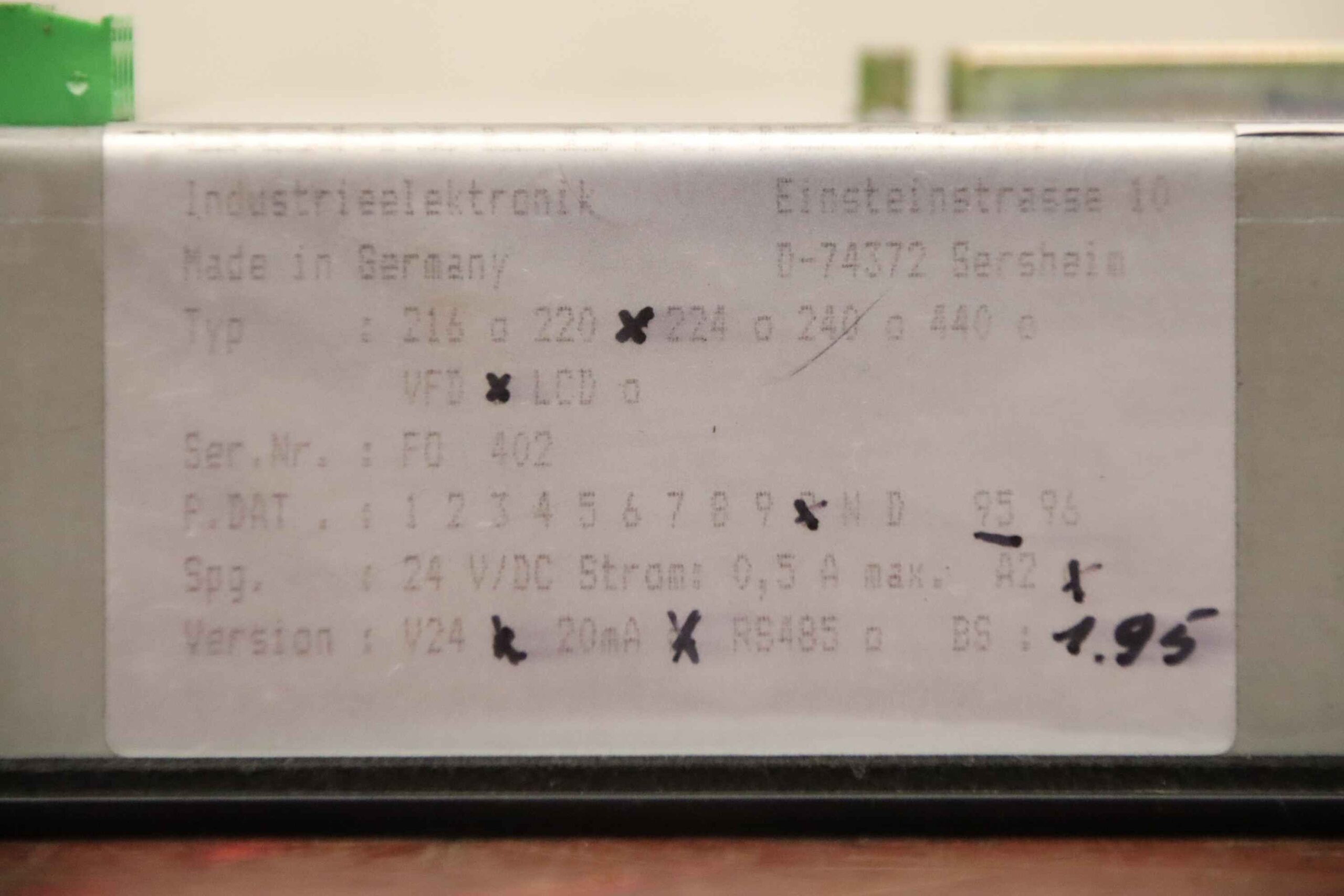 Bedienteil Operator Panel von Ilsemann - 216 – Bild 5