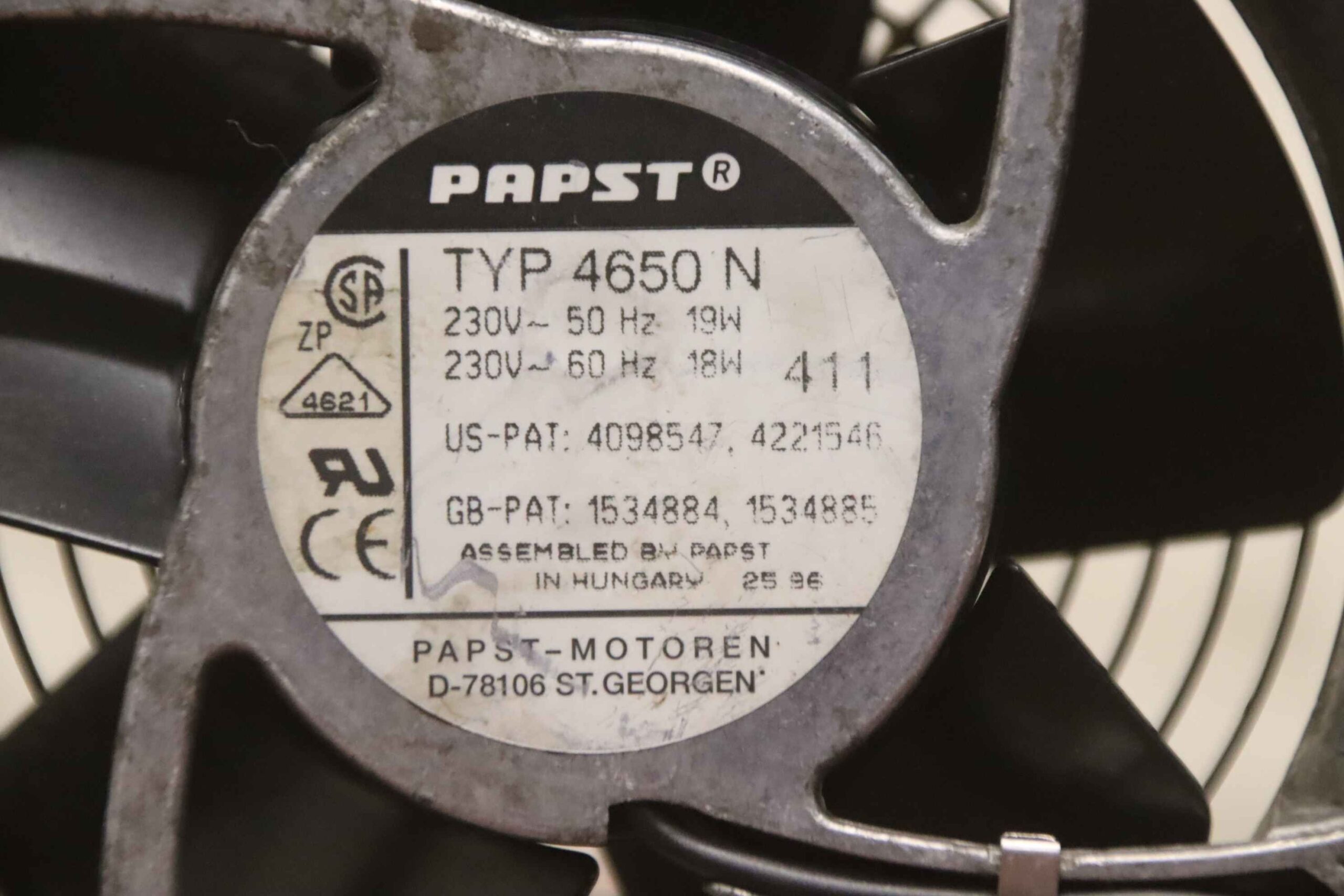 Axial Ventilator 19 W von Papst - 4650 N – Bild 6