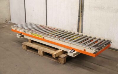 Scherenhubtisch mit Rollenbahn von unbekannt - Traglast 1000 kg 2400 x 820 mm