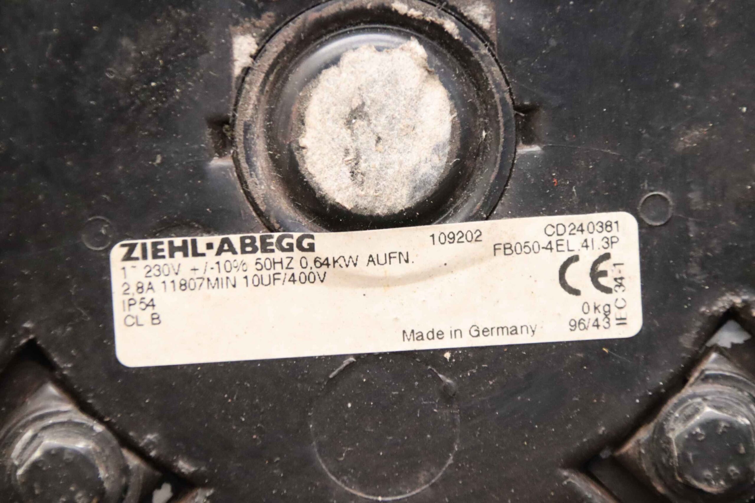 Axial Ventilator 0,64 kW von Ziehl-Abegg - FB050-4EL.41.3P Ø 500 mm – Bild 4