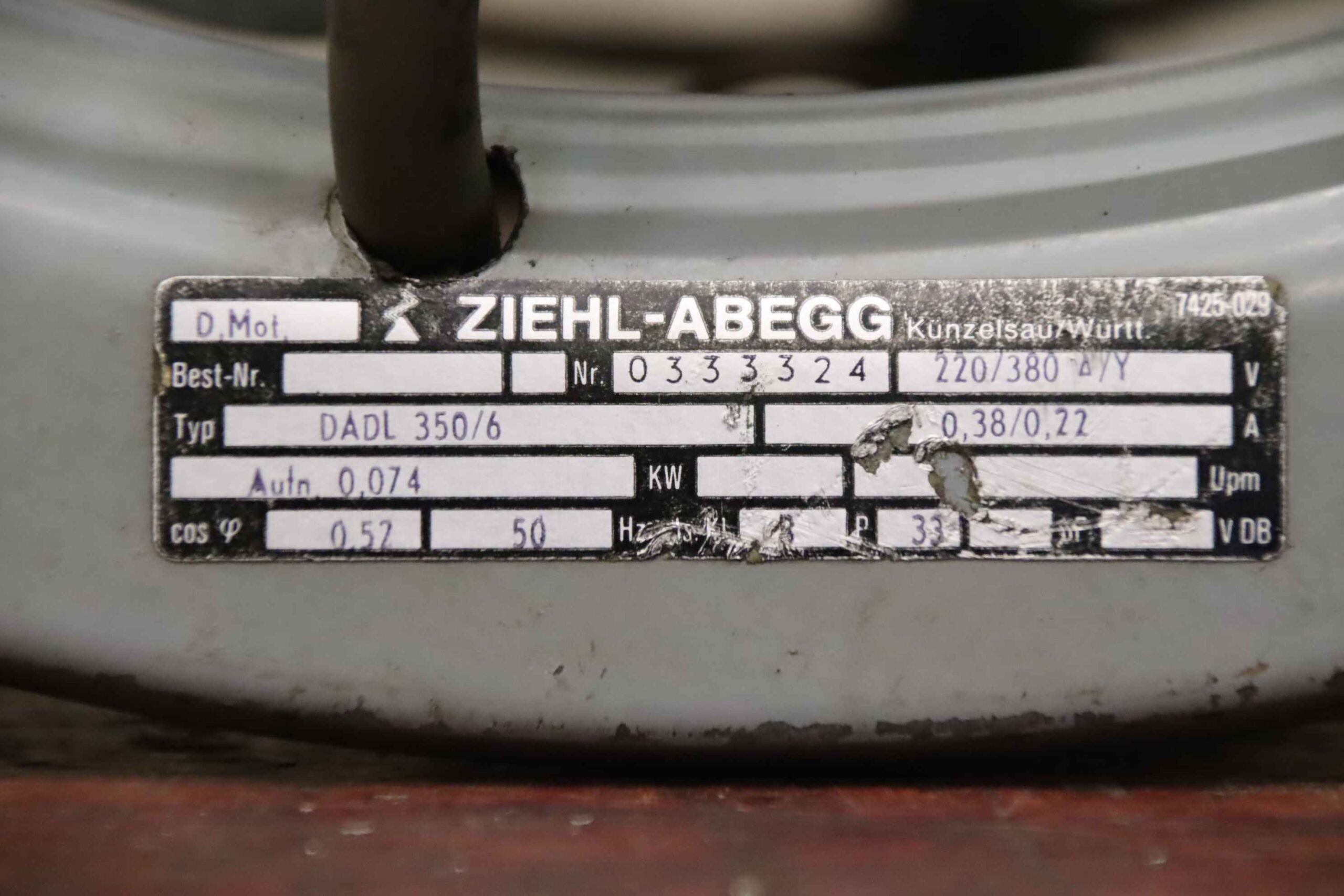 Heizgebläse von Ziehl-Abegg - DADL 350/6 – Bild 4