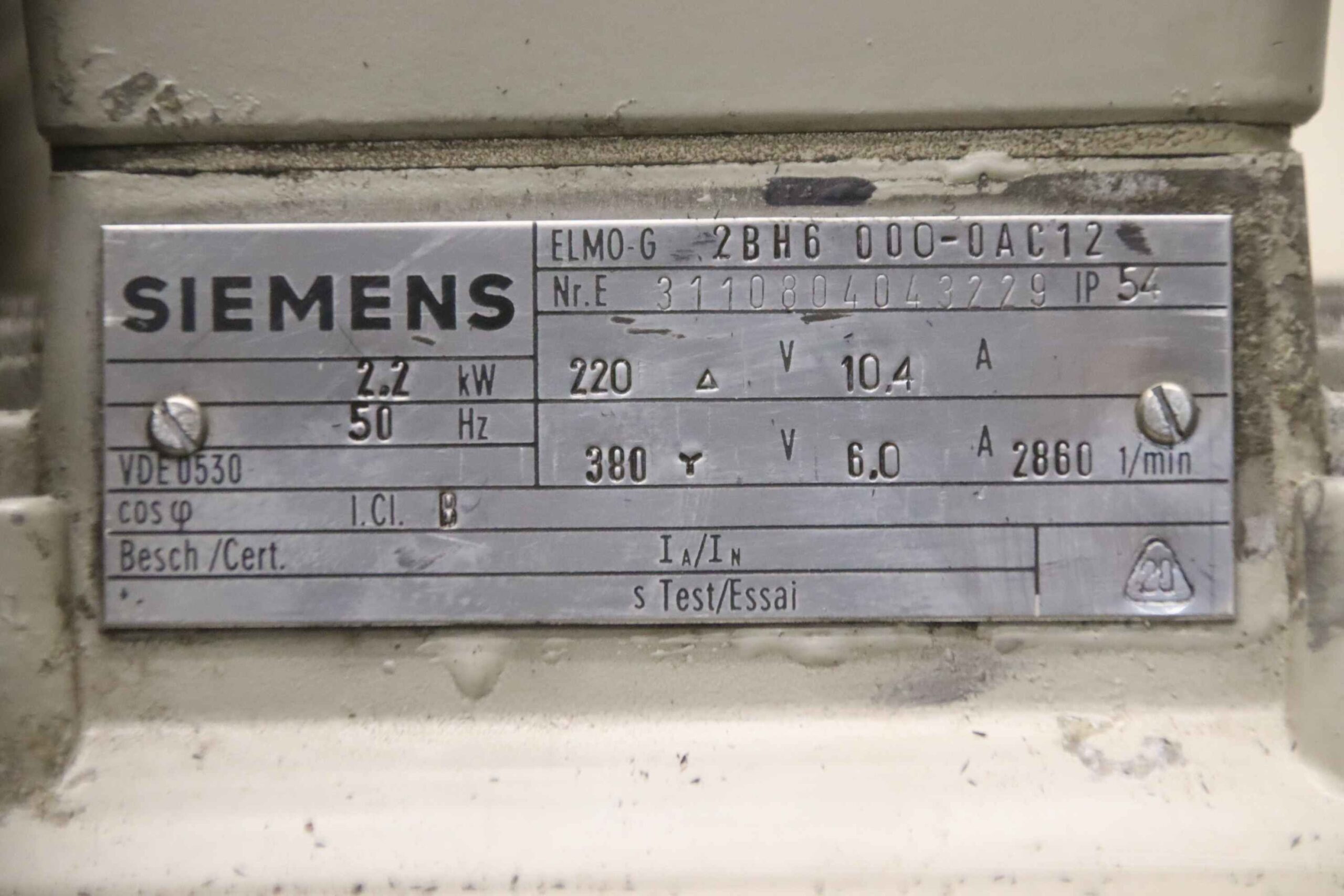 Seitenkanalverdichter 2,2 kW von Siemens - Elmo-G 2BH6 000-0AC12 GHDM7 – Bild 4