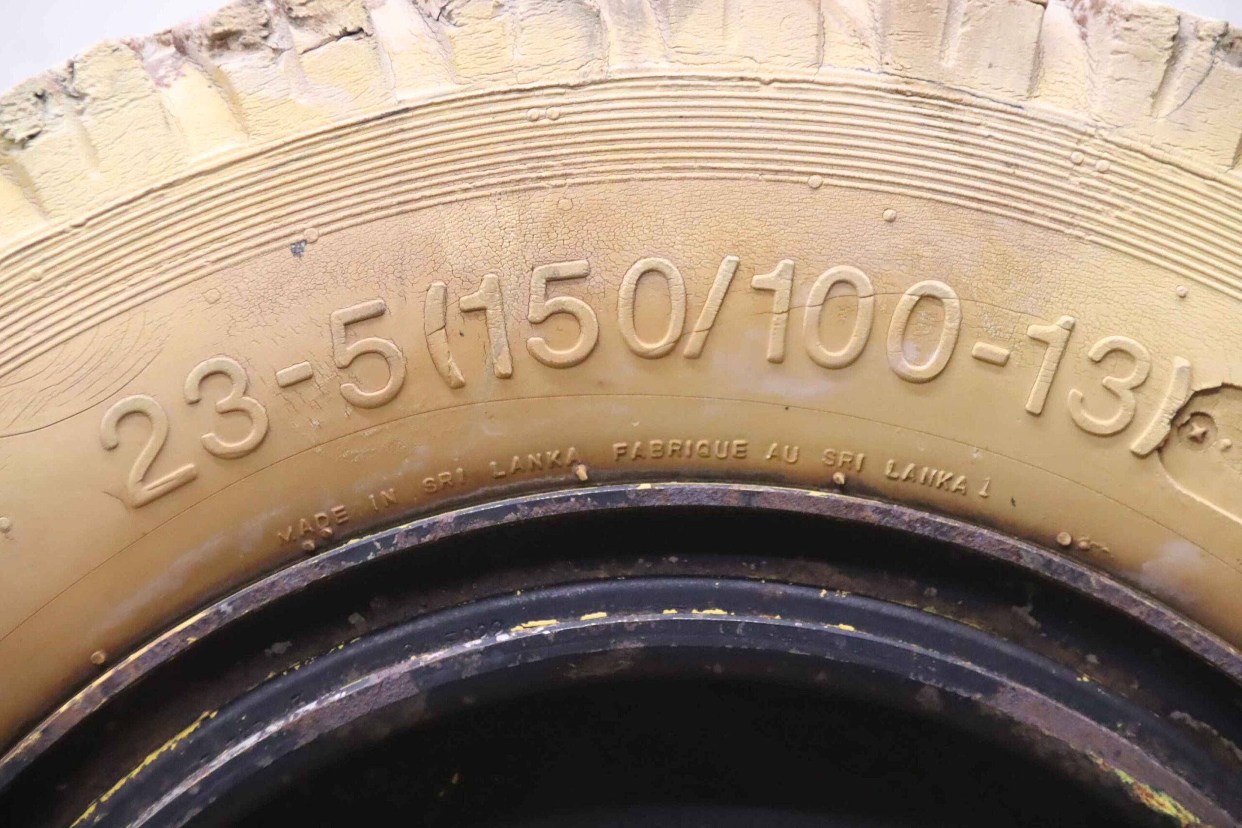 Reifen mit Felge 2 Stück von Solideal - 23-5(150/100-13) reibfrei – Bild 5