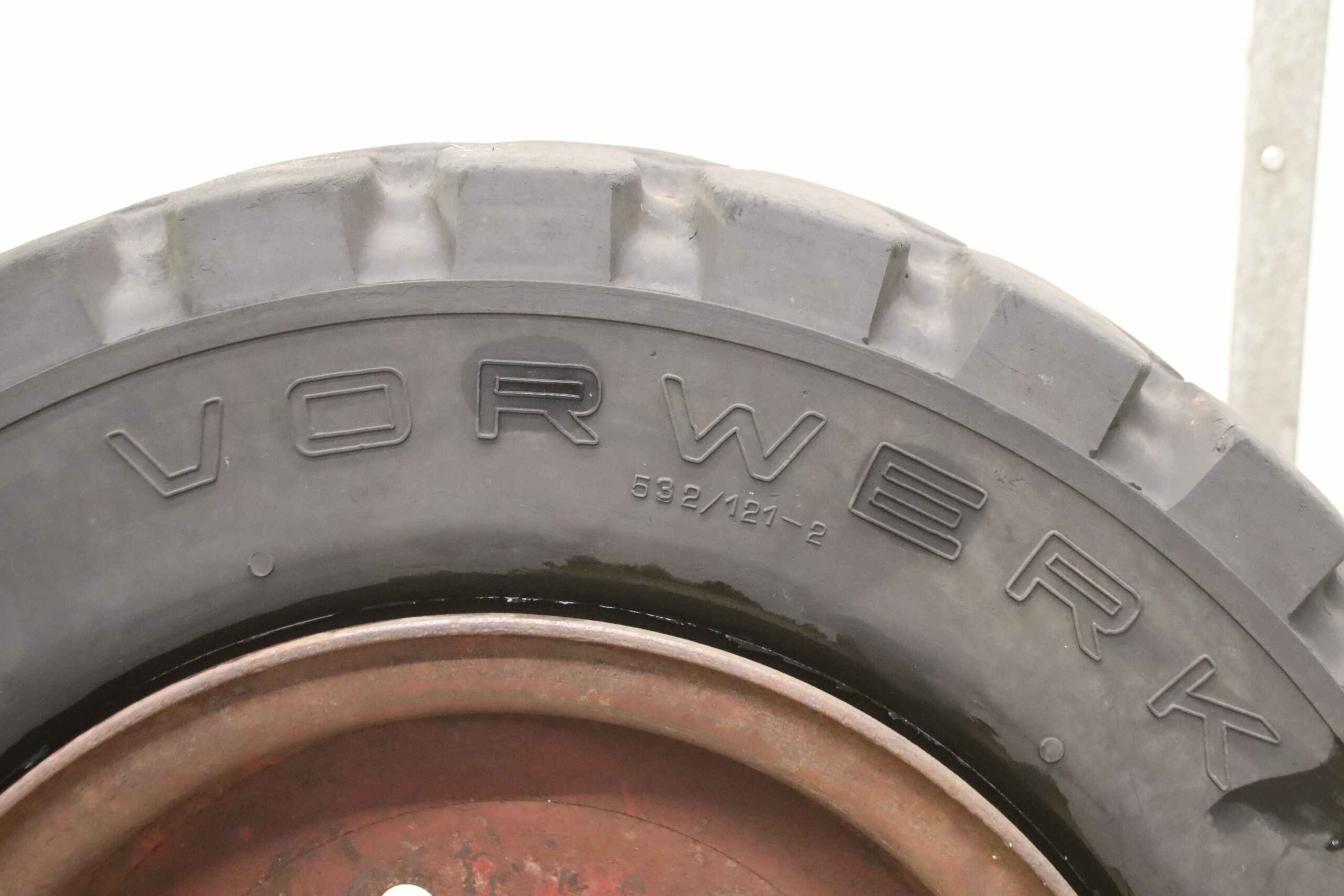 Vollgummi Reifen 2 Stück von Vorwerk Rota - 7.00-15 Felge 5,5-15 532/121-2 – Bild 6