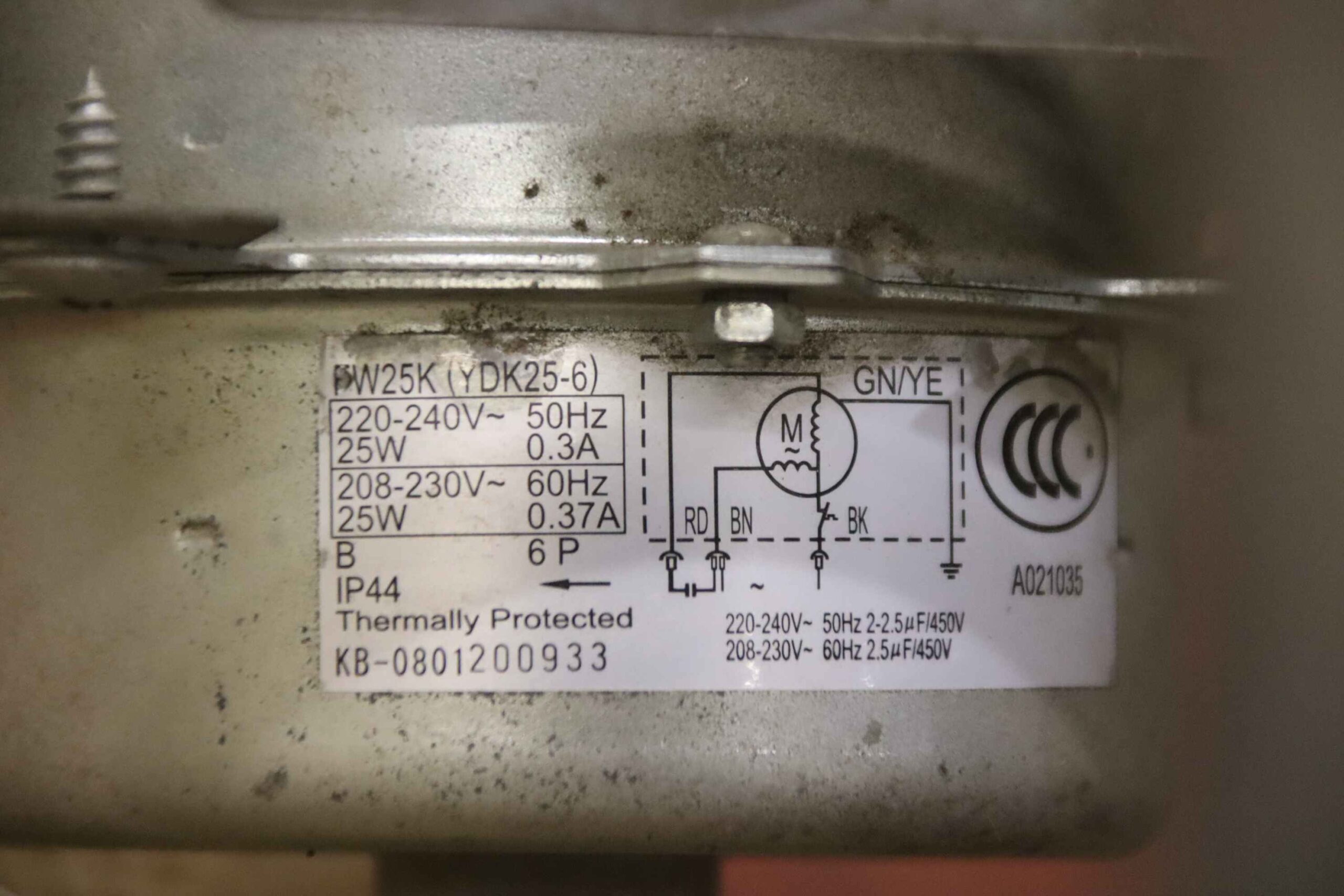 Lüfter Gebläse von unbekannt - FW25K (YDK25-6) Lüfterrad Ø 400 mm – Bild 7