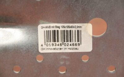 Winkelverbinder 29 Stück von GH - GH-WVB 105x105x90x2.0mm – Bild 5