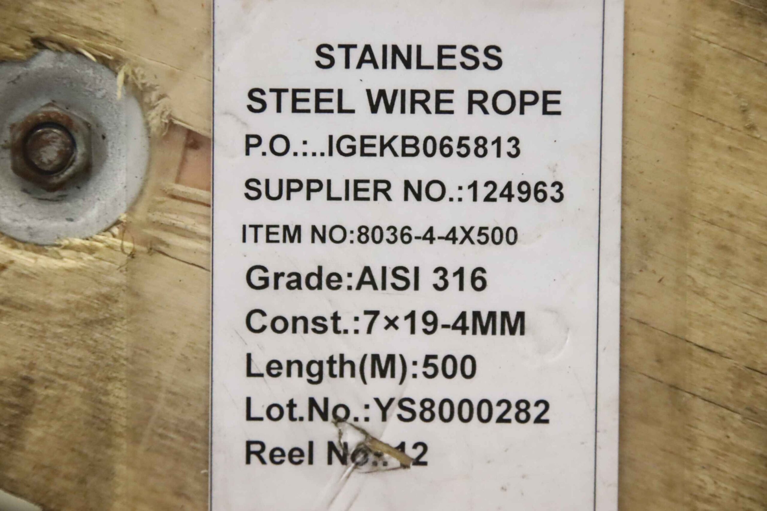 Edelstahlseil Kranseil Ø 4 mm 500 m von Edelstahl - 7x19-4MM – Bild 4