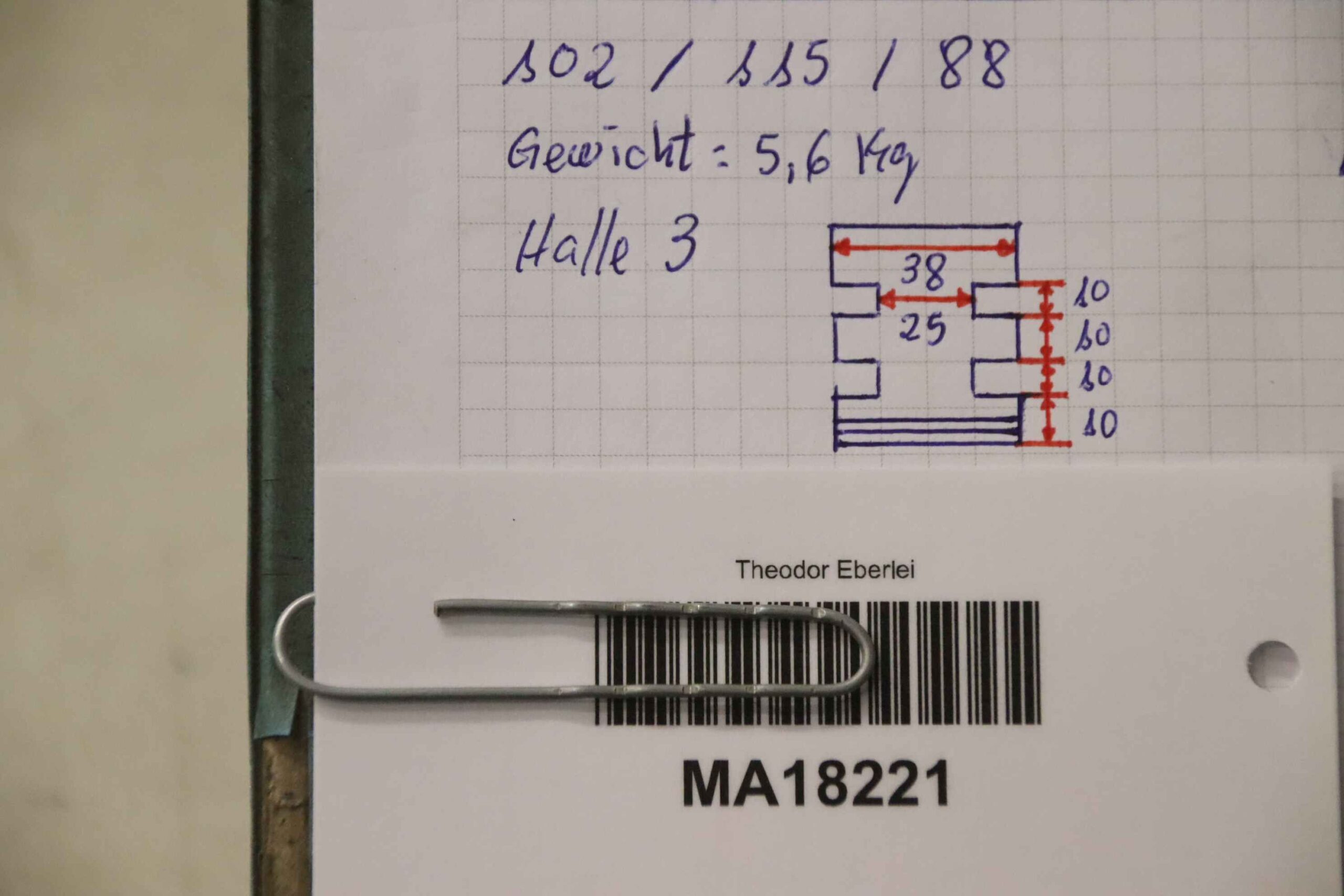 Wechselbacken von unbekannt - Breite 38 mm – Bild 7