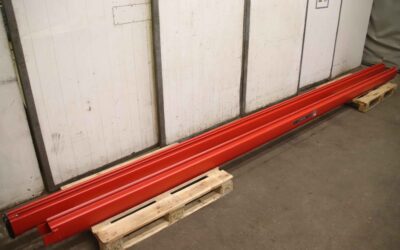 Alternative view of Kranbahn Kranschienen Hängebahn 2 Stück von Demag - KBK II