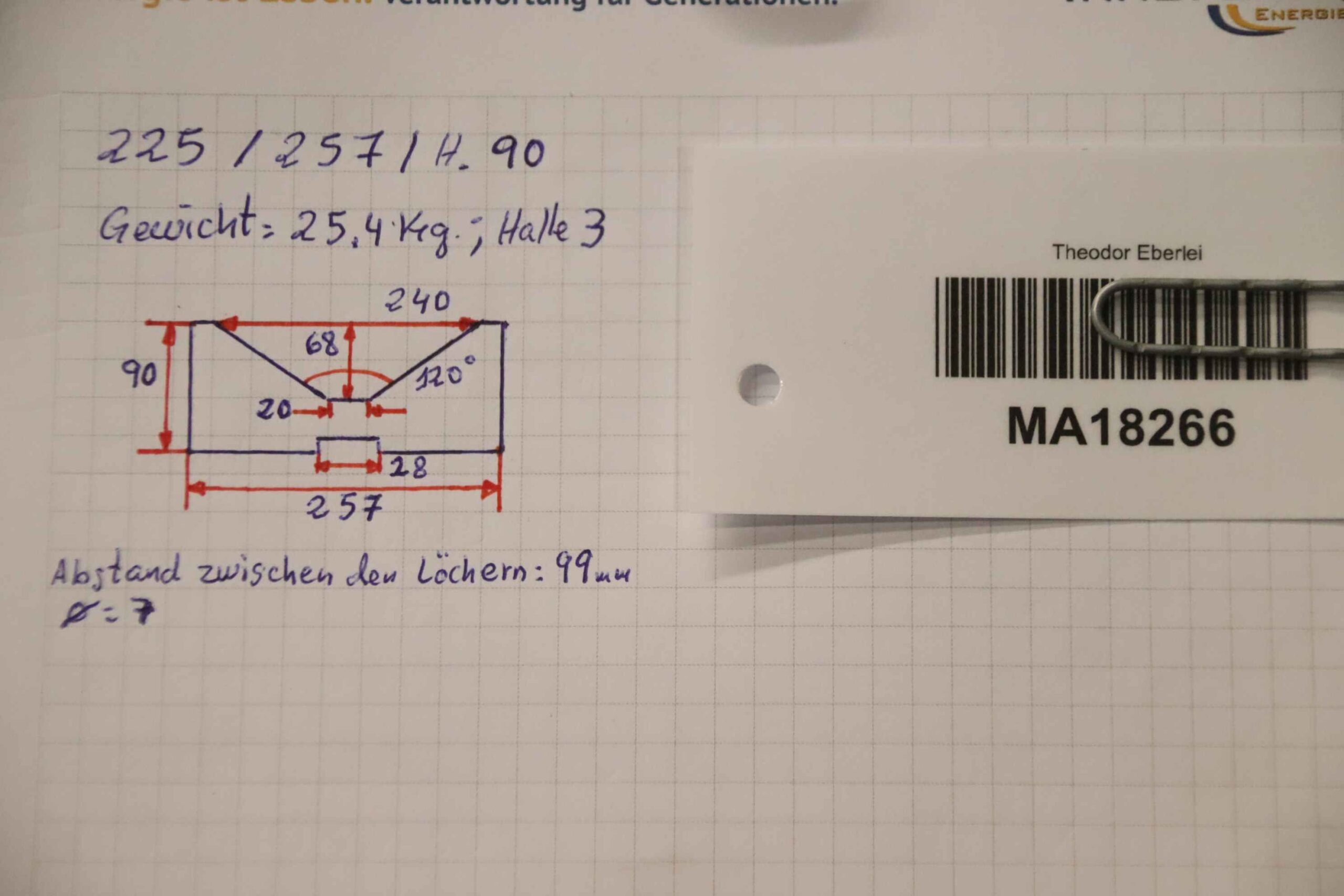 Prismenblock von Stahl - 225/257/H90 mm – Bild 5
