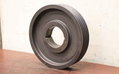 Keilriemenscheibe 4-rillig von Guss - 320-4 (13 mm) Konus Ø 101 - 107 mm
