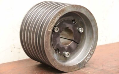 Alternative view of Keilriemenscheibe 8-rillig von Guss - SPB 224-8 (17 mm)