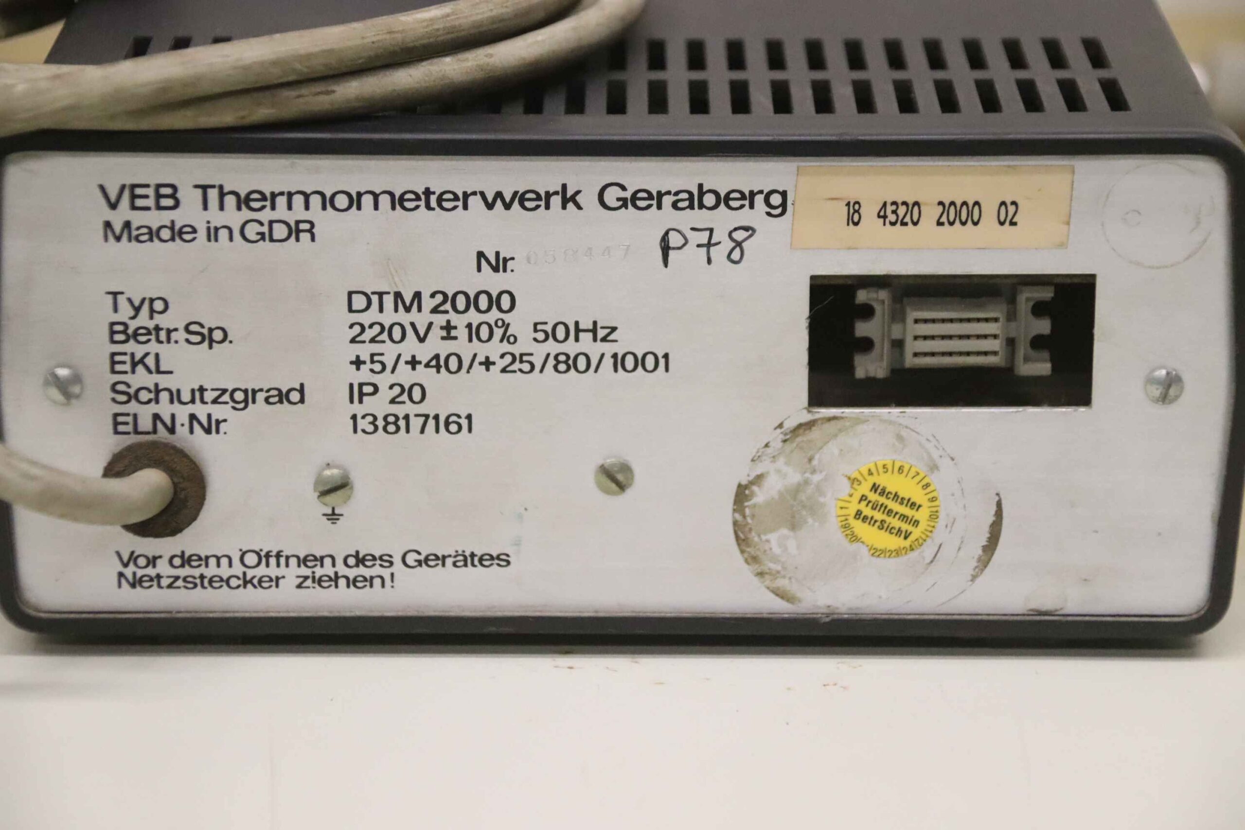 Trockenofen 2,0 kW 320 °C von MLW - WSU102 – Bild 12