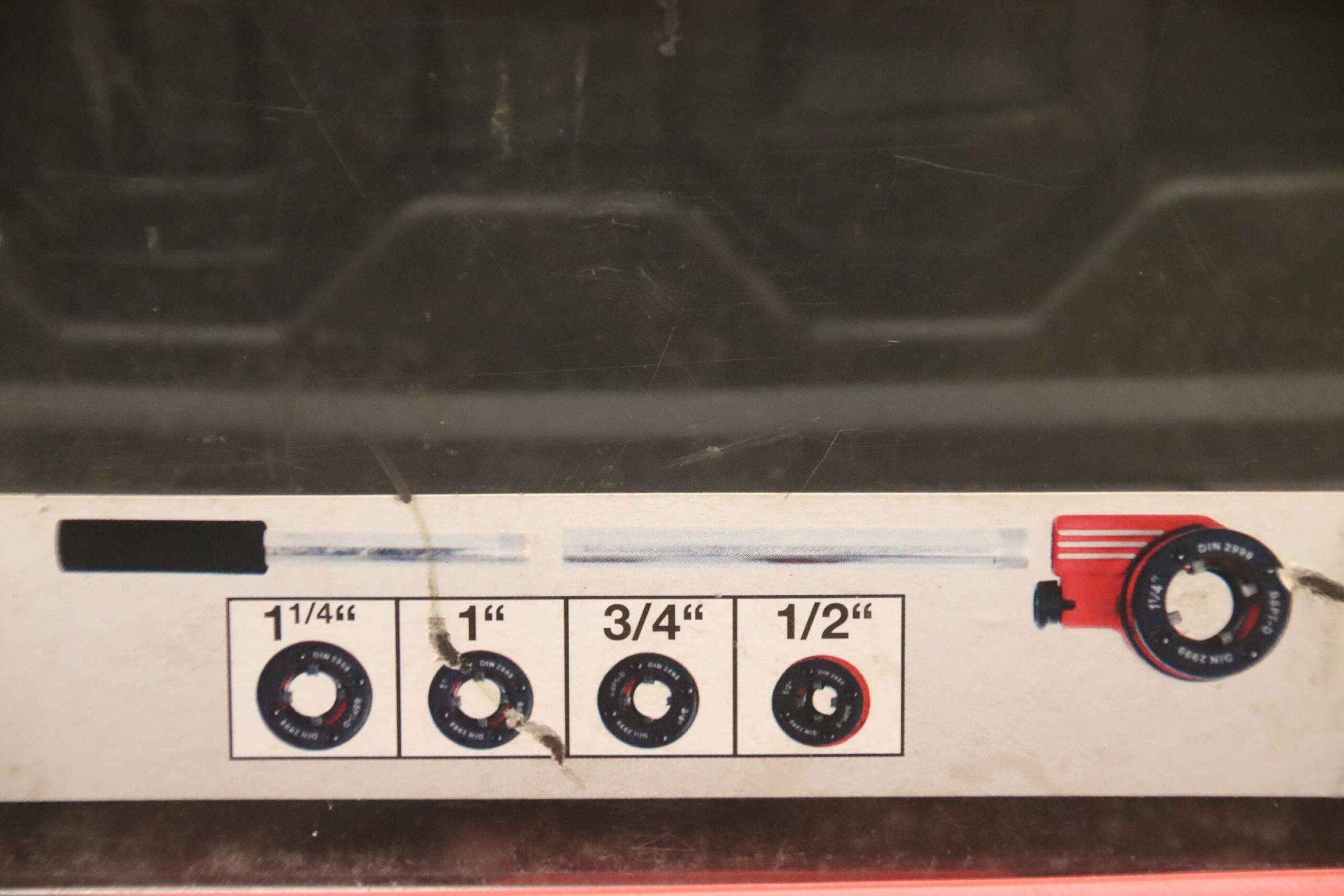 Gewinde-Schneidkluppe Satz von LUX - 541 424 R1/2- R1 1/4 – Bild 7