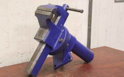 Alternative view of Bankschraubstock höhenverstellbar von Peddinghaus - Spannweite 215 mm